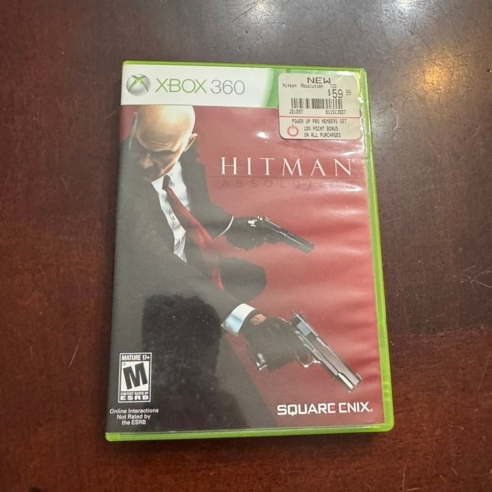 Hitman Absolution Xbox 360 Square Enix Agent 47 Stealth Action Game CIB